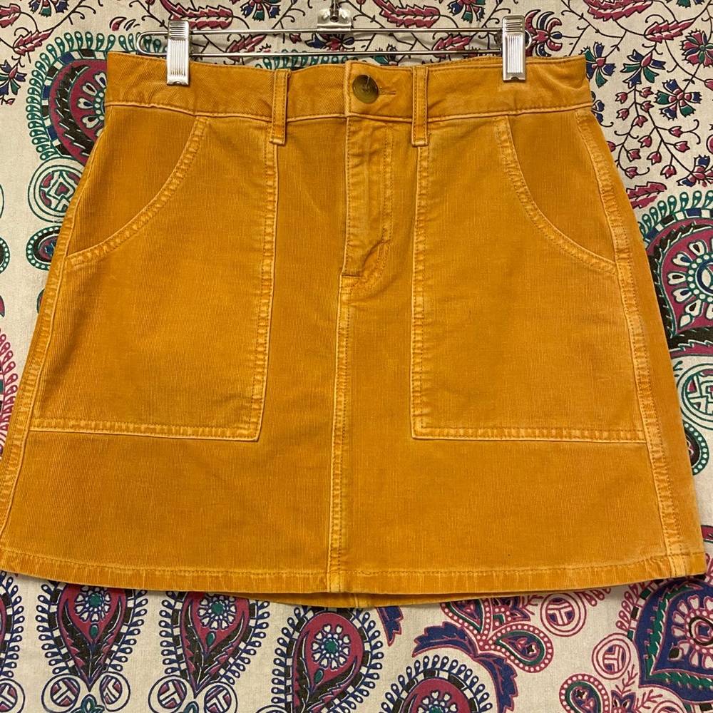 Mustard Yellow Mini Shirt